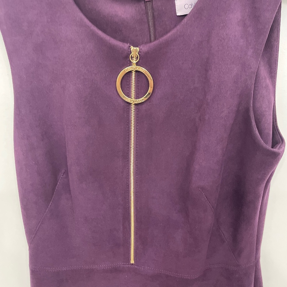 Calvin Klein faux suede